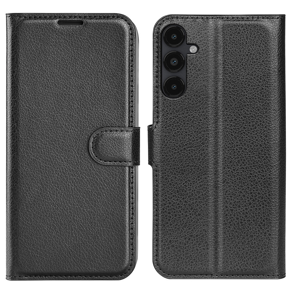 PU Leather Phone Shell for Samsung Galaxy M14 5G Litchi Texture Wallet Cover Stand Phone Case PU Leather Phone Shell for Samsung Galaxy M14 5G Litchi Texture Wallet Cover Stand Phone Case